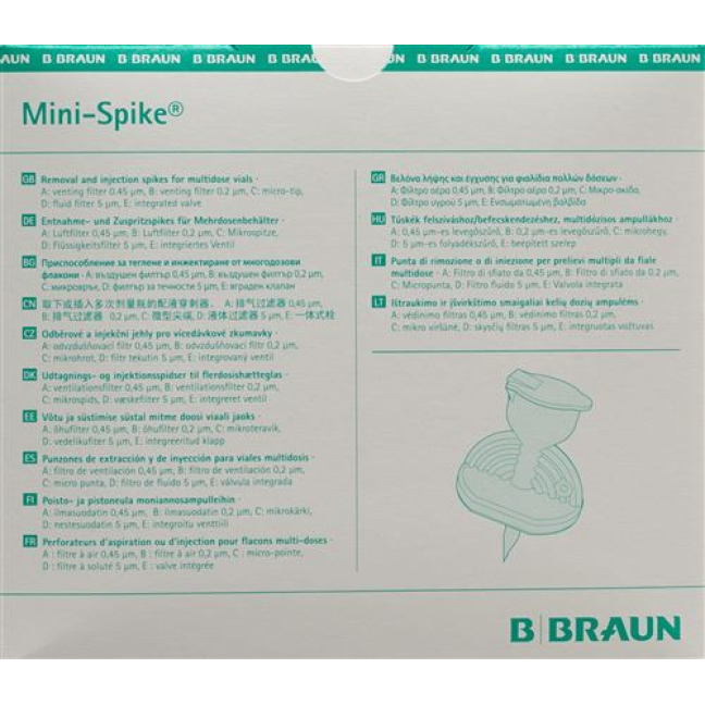 Mini Spike Mikro dantel yeşil 50 adet