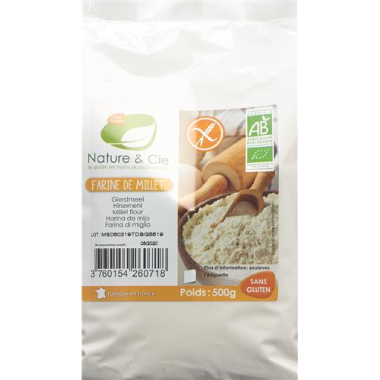 Nature & Cie Proso brašno bez glutena 500 g