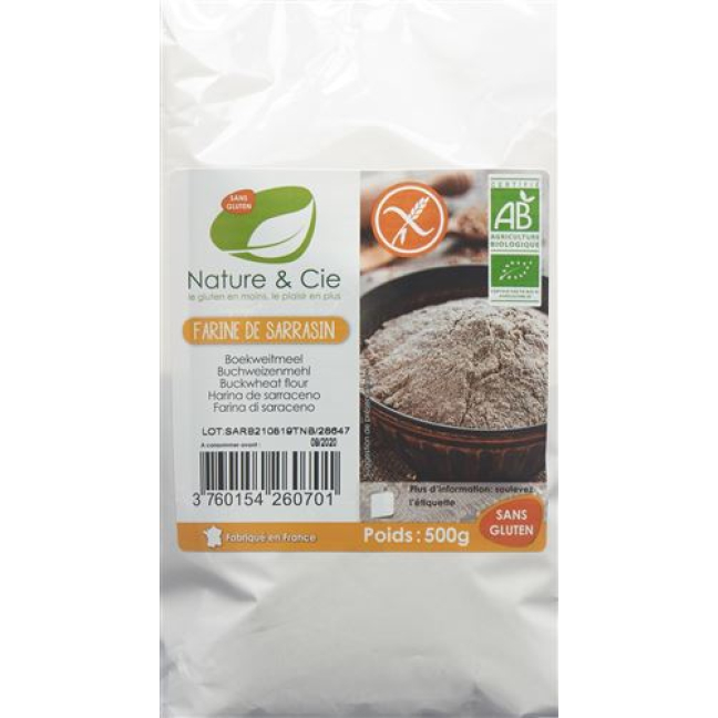 Nature & Cie harina de trigo sarraceno sin gluten 500 g