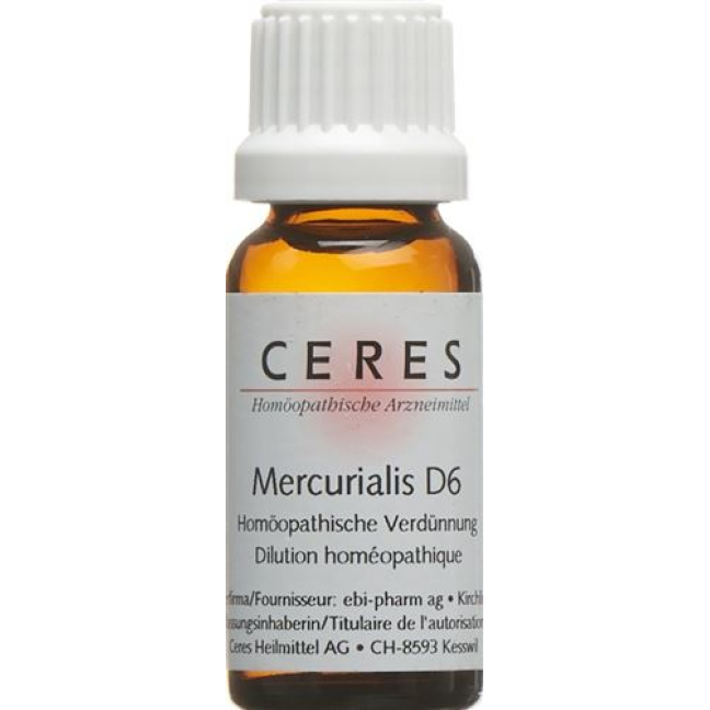 Ceres Mercurialis D 6 Razrjeđenje Fl 20 ml