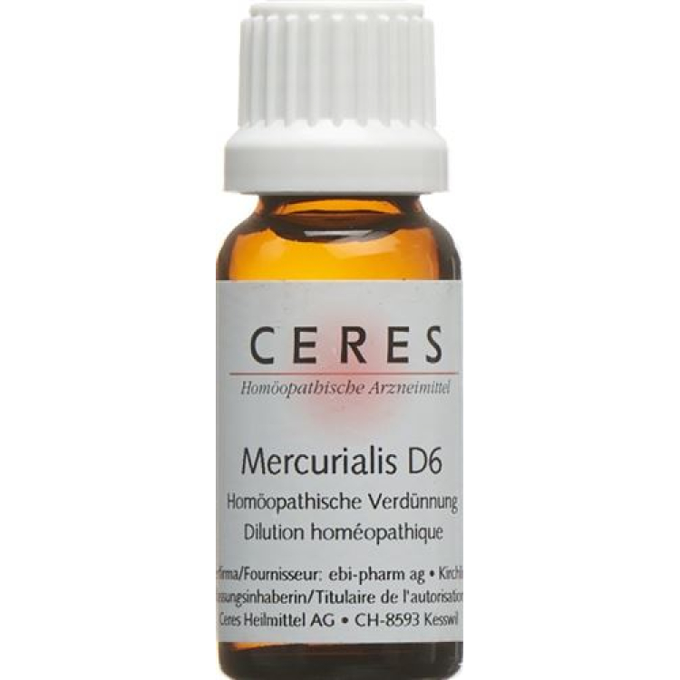 Ceres Mercurialis D 6 Seyreltme Fl 20 ml