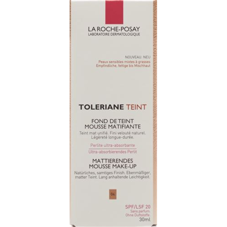 La Roche Posay Tolériane Teint Mousse 04 Tb 30ml