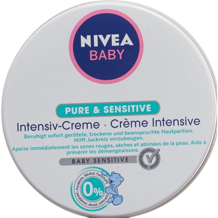 Nivea Baby Pure & Sensitive ინტენსიური კრემი 150 მლ