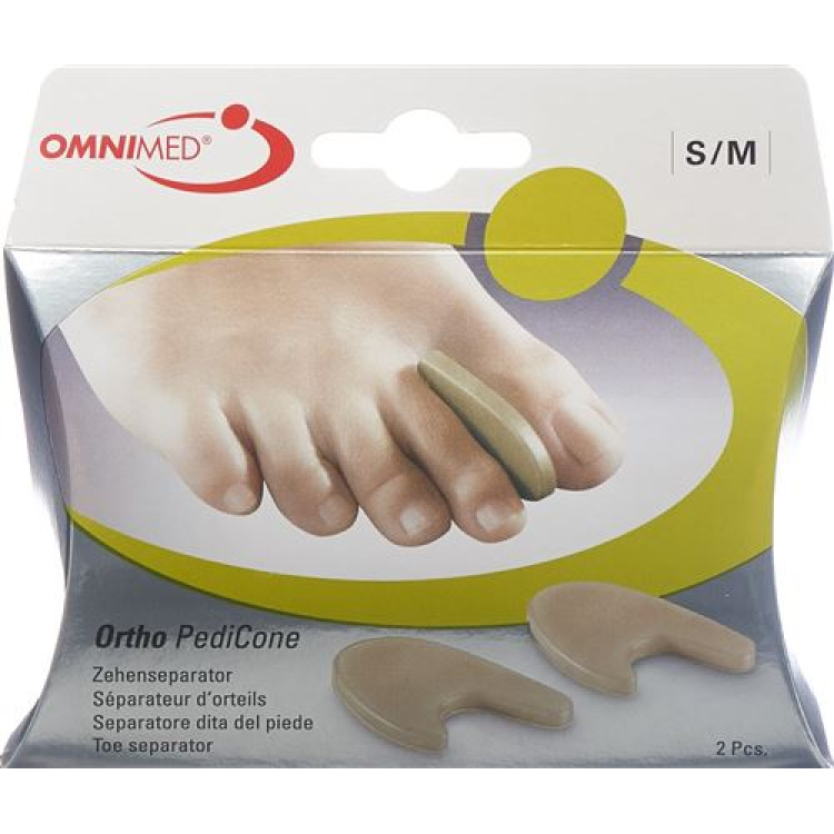 Omnimed Ortho Pedicone Separator Toe S / M 2 יח'