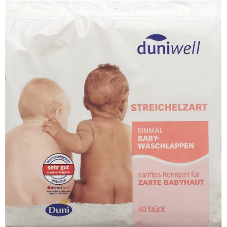 Duniwell baby washcloth 40 pcs