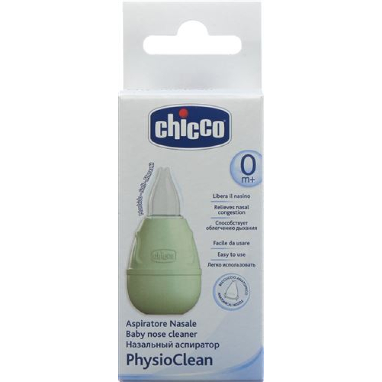 Chicco Physio Clean nose remover Schlei περιέχει 0m +