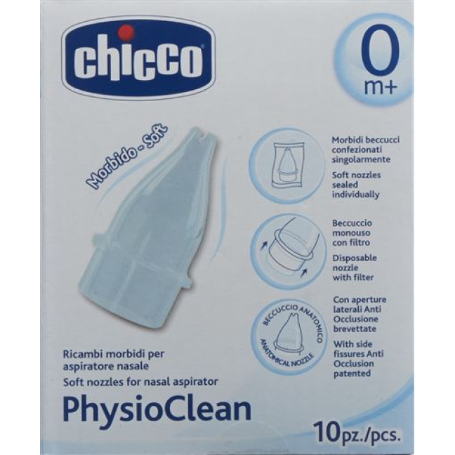 Chicco Physioclean spare parts for nasal mucus remover 0m+