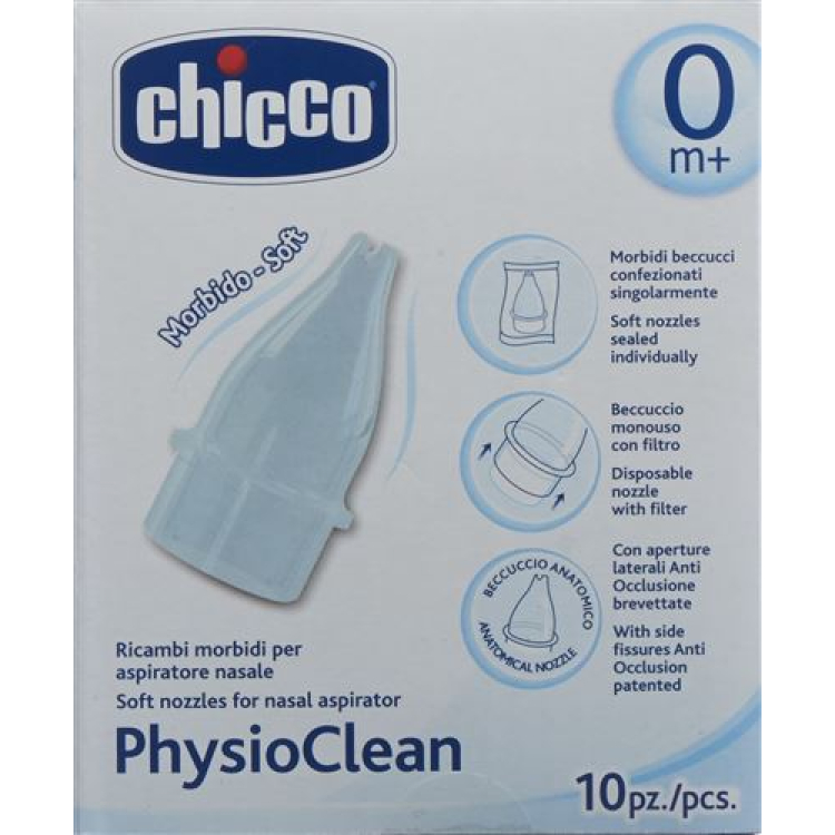 Chicco Physio Clean spare parts to the nose loop remover contains 0m +