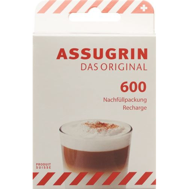 Assugrin O tablet original refil 600 unid.