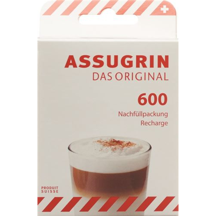 Assugrin De originele tablet navulling 600 st