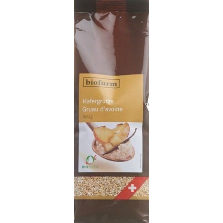 Bustina di germogli di farina d'avena Biofarm 500 g