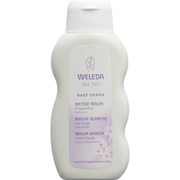 Weleda Baby Derma Lozione per la cura della malva bianca 200 ml