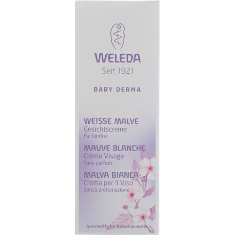 Weleda Baby Derma קרם פנים חלמית לבן 50 מ"ל