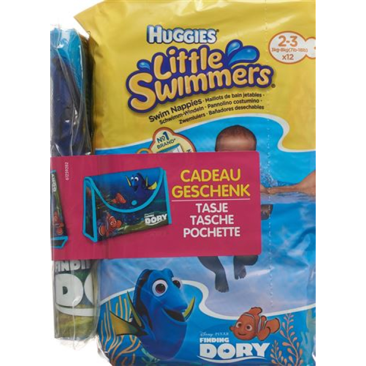 ក្រណាត់កន្ទបទារក Huggies Little Swimmers Gr2-3 12 pcs