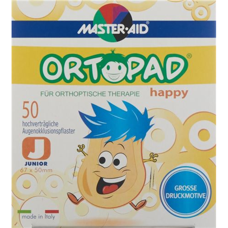 Ortopad Happy Occlusionspflaster junior 50 buah