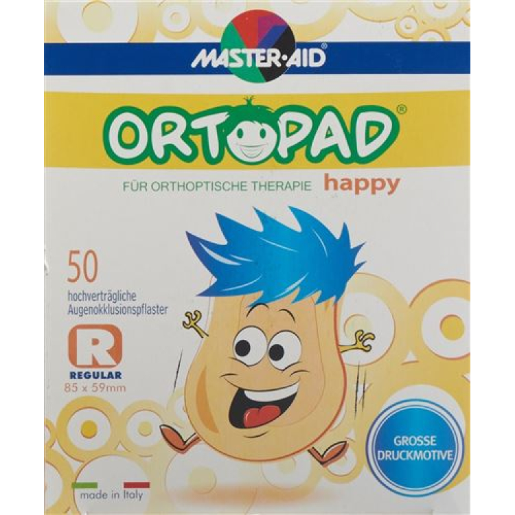 Ortopad Happy Occlusionspflaster regular 50uds