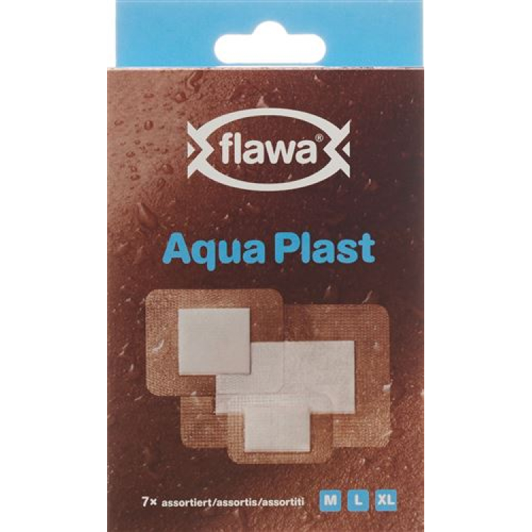 Flawa Aquaplast M / L / XL असॉर्टेड 7 पीस