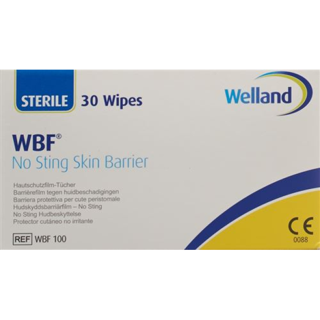 WBF Wipes aventais protetores de pele 100x160mm estéril 30 unid.