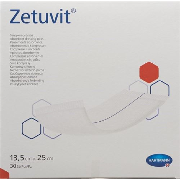 Zetuvit absorption Association 13.5x25cm 30 pcs