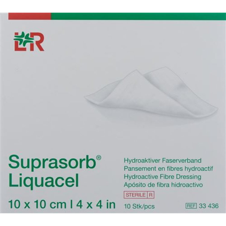 Suprasorb Liquacel 10x10cm 10 stk