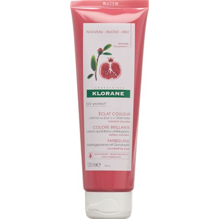 Klorane crema giorno per capelli al melograno 125 ml