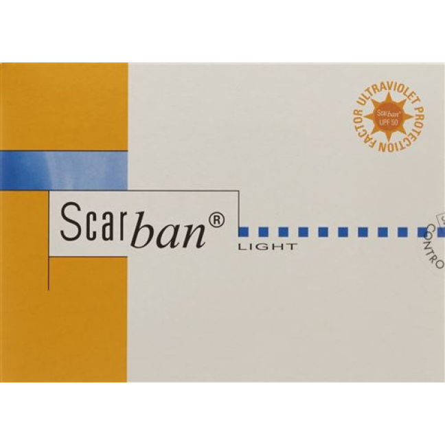 Scarban Light obliž za brazgotine 5x7,5cm 2 kosa