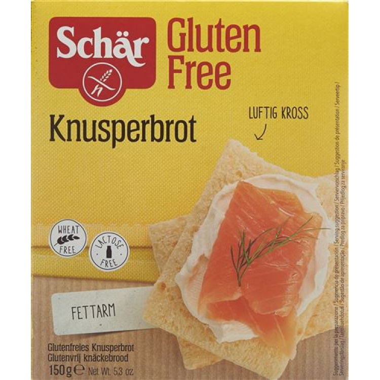 SCHÄR Knusperbrot bebas gluten 150 g