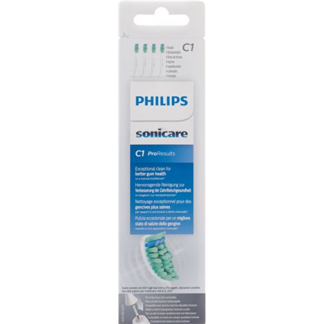 Philips Sonicare ersättningsborsthuvuden ProResults HX6014/07 standard