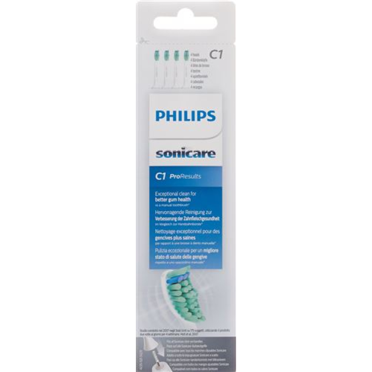 رؤوس الفرشاة البديلة Sonicare من Philips معيار ProResults HX6014 / 07