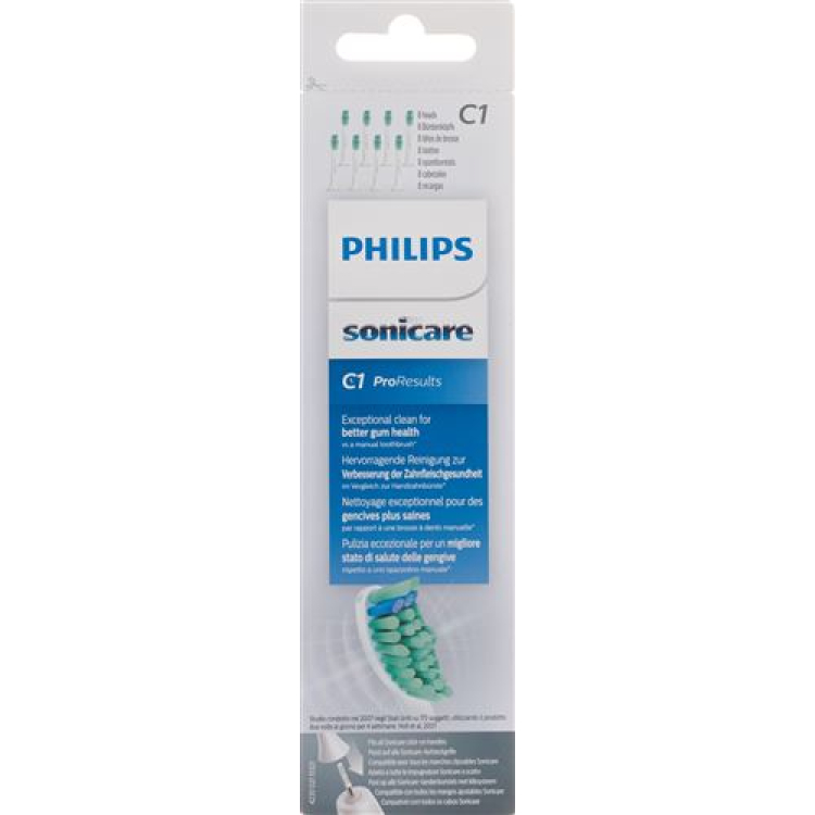 رؤوس الفرشاة البديلة Sonicare من Philips معيار ProResults HX6018 / 07