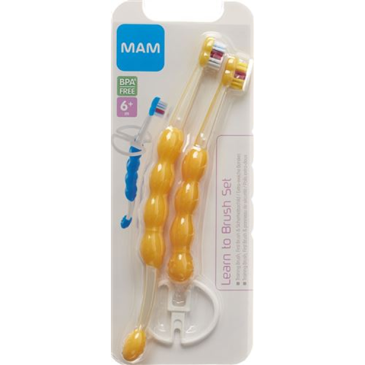 Набор кистей MAM Learn to Brush