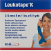 Leukotape K plaster bandage 5mx2.5cm ពណ៌ខៀវ 5 pcs