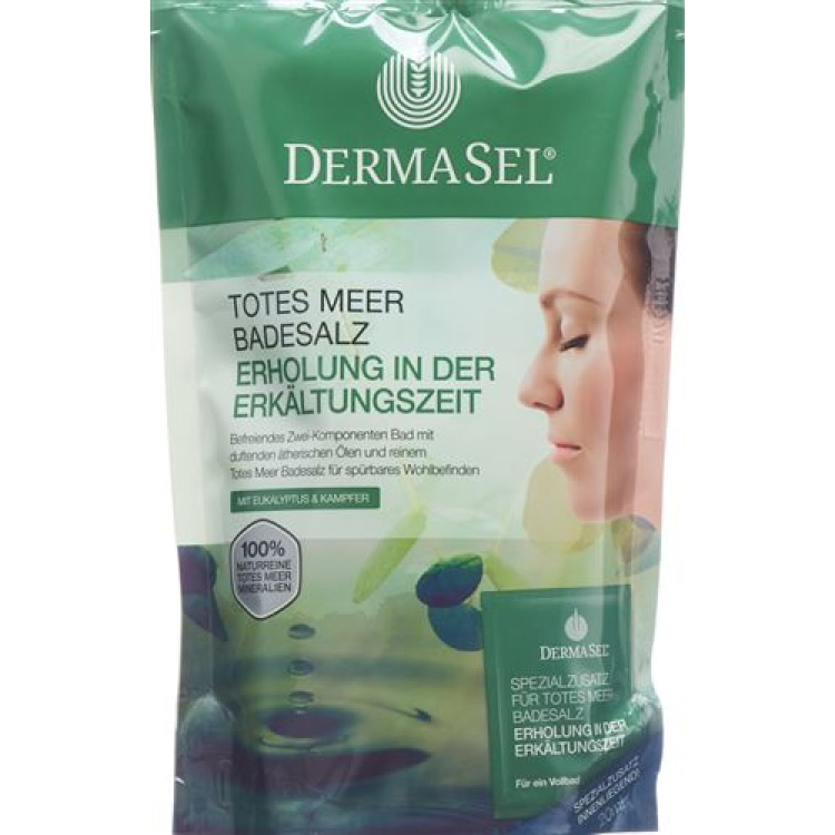 Dermasel អំបិលងូតទឹកត្រជាក់ + 20ml Btl 400g