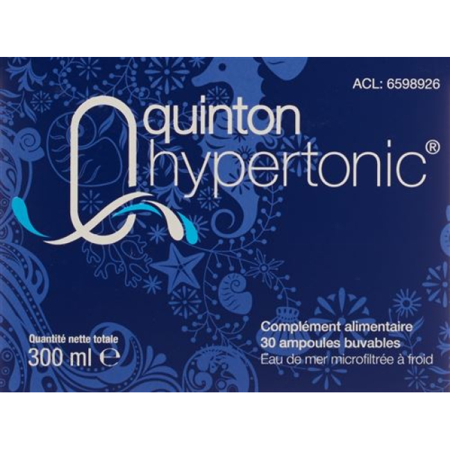 Quinton Hypertonic 21g/l 30 pièces Trinkamp