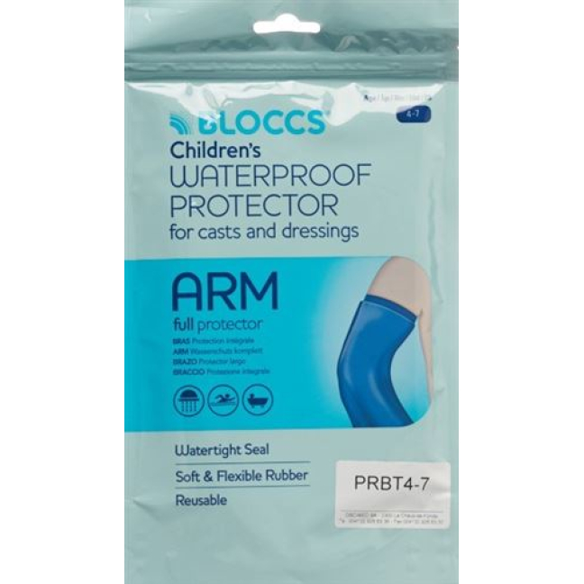 Bloccs Bath and Shower Water Protection for the Arm 17-28 / 51cm Child