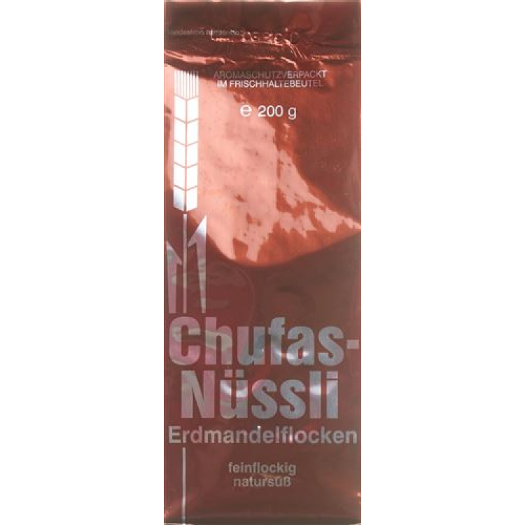 Habel Chufas Nüssli tigernut pahuljice fine pahuljice 200 g