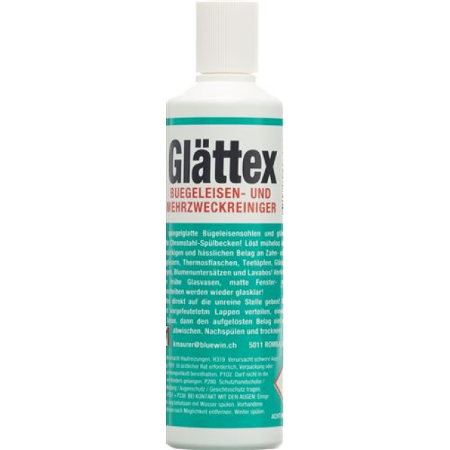 GLÄTTEX आयरन + बहुउद्देश्यीय क्लीनर तरल 250 मिली
