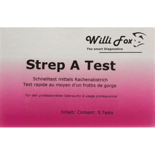 Willi Fox Test Strep A 20 pièces