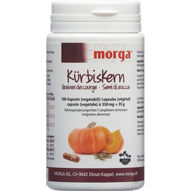 Morga Pumpkin Seed Vegicaps 100 pcs