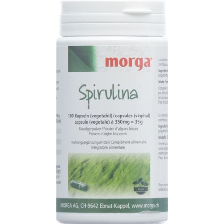 Morga Spirulina Vegicaps 100 ც