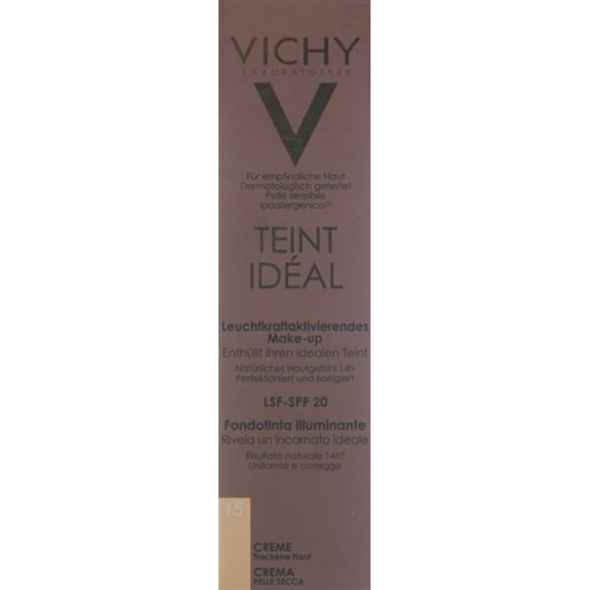 Vichy Crème Idéale Teint 15 To 30 ml