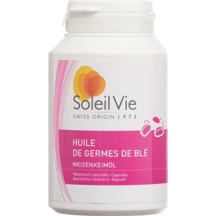 Soleil Vie hvetekimoljekapsler 700 mg 90 stk