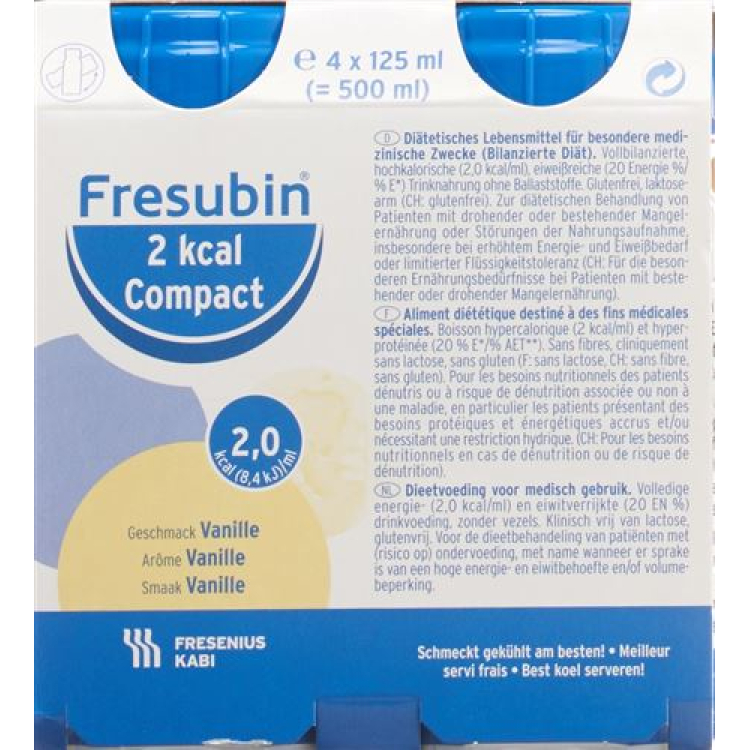 Fresubin 2 ккал Compact Vanilla 4 х 125 мл