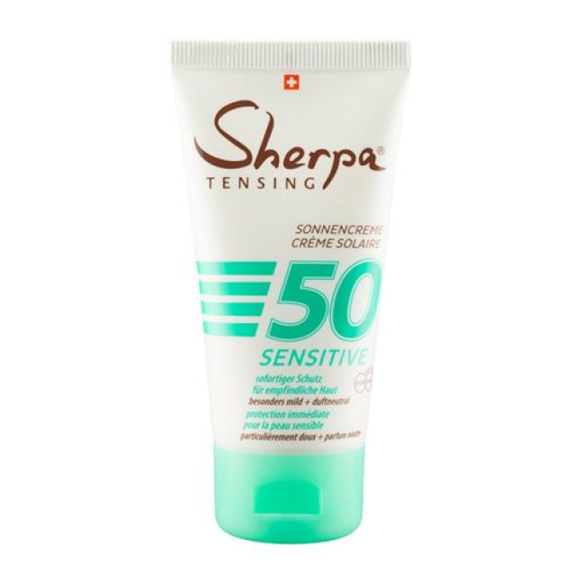 Sherpa Tensing Crème Solaire SPF 50 Sensitive 50 ml