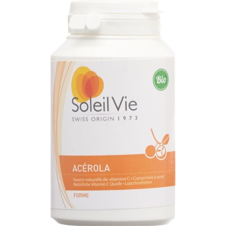 Soleil Vie Acérola Tabl 2000 mg عضوي 30 حبة