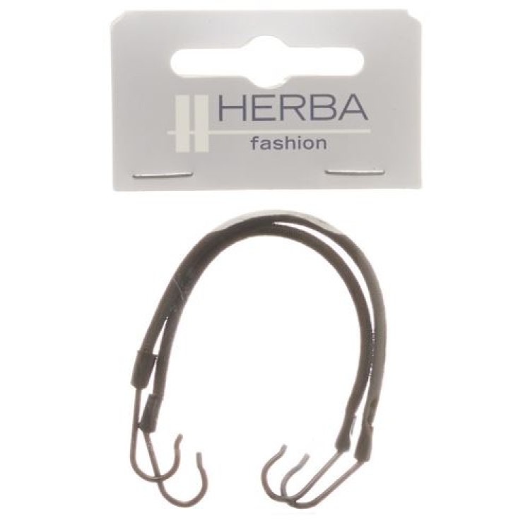 Herba Hackengummi 13.5cm schwarz 2 Stk