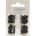 Herba tweezers 1cm black 8 pcs