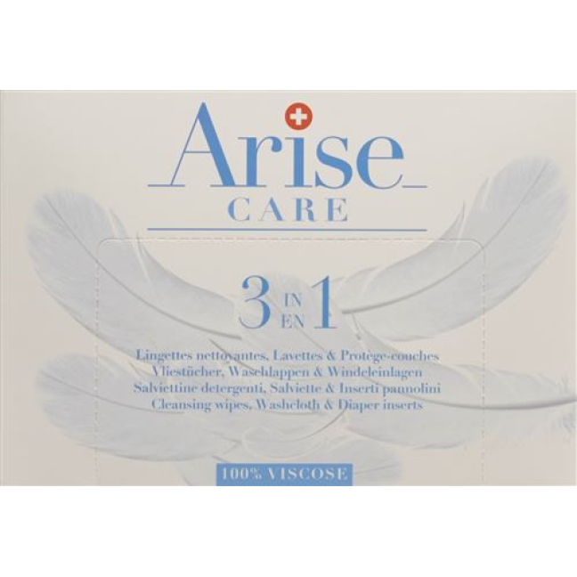 Arise Swiss Baby Care 2in1 Wipes & Napkin 50 pcs