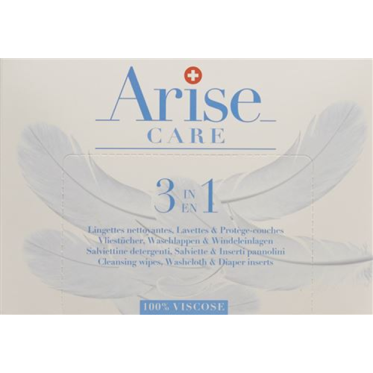 Arise Swiss Baby Care 2в1 кърпички и салфетки 50 бр