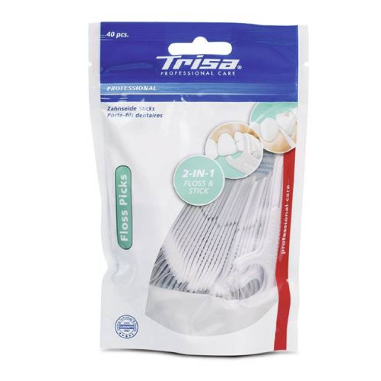 Trisa Floss Picks Professional 40 uds